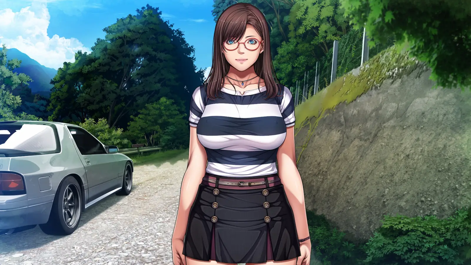 Komori Yukino uit SLEEPLESS Nocturne visual novel van Empress